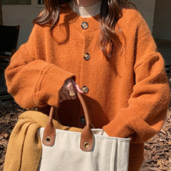 Candy Morning Loose Knit Cardigan