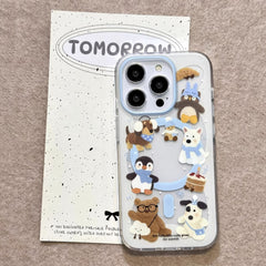 Penguin iPhone Case & Grip Set