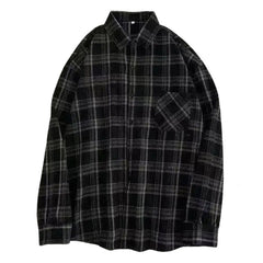 Casual Friday Aesthetic Plaid Shirt