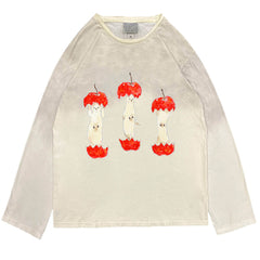 Apple Core Graphic Long Sleeve Tee