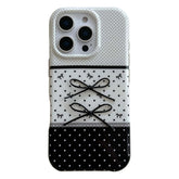 Black & White Coquette iPhone Case