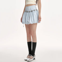 Blue Balloon Mini Skirt