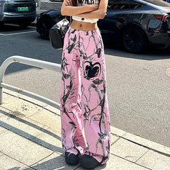 Emo Phase Wide-Leg Trousers