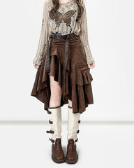 Fairy Grunge Asymmetrical Skirt
