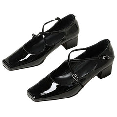Old Money Cross Strap Mary Janes