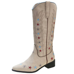 Y2K Western Star Boots