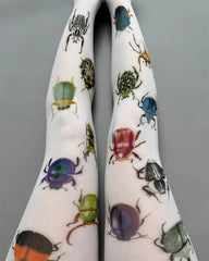 2000s Bug Patterned Tights