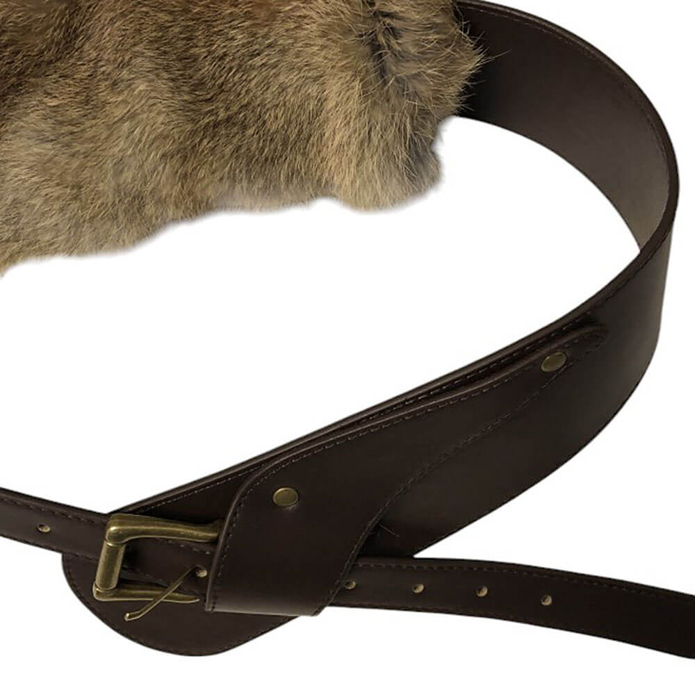 2000s Aesthetic Faux Fur Belt