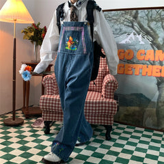 90's Kids Cartoon Overalls
