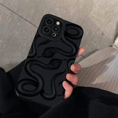 Black Snake iPhone Case