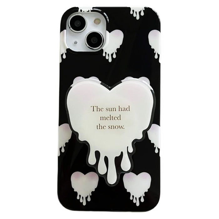 Black & White Heart iPhone Case