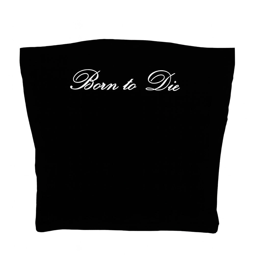 Born to Die Y2K Tube Top