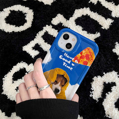 Dog & Pizza iPhone Case