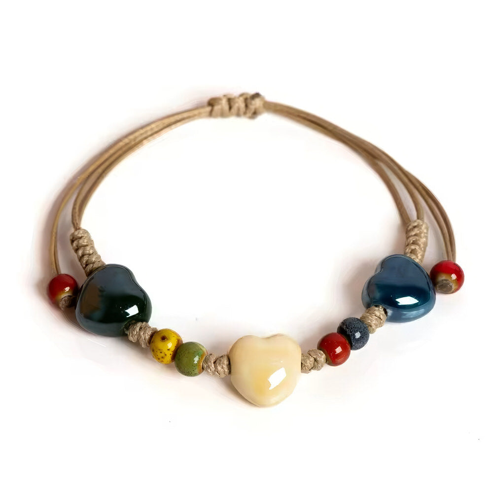 Heart Bead Bracelet