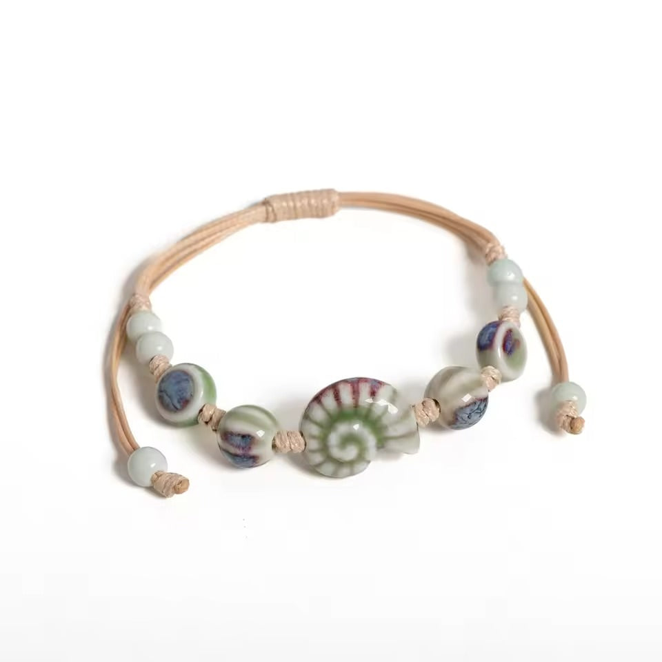 Mermaidcore Shell Bead Bracelet