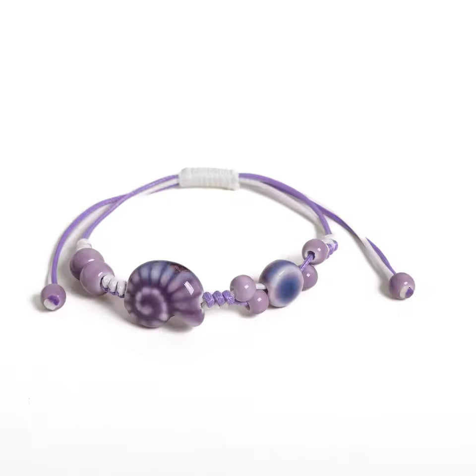 Mermaidcore Shell Bead Bracelet
