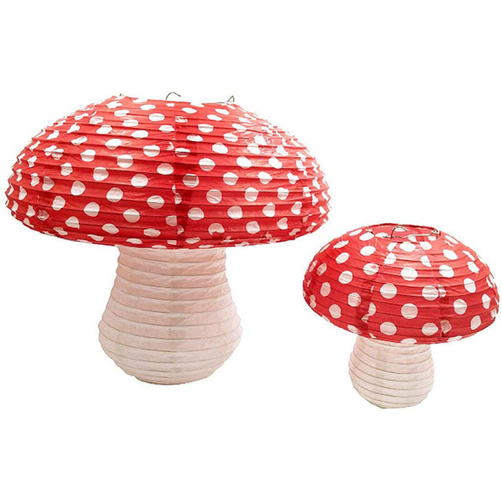 Mushroom Shaped Paper Lanterns