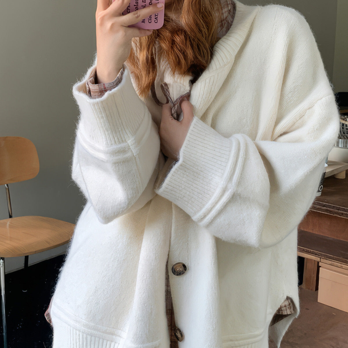 Candy Morning Loose Knit Cardigan