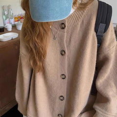 Candy Morning Loose Knit Cardigan