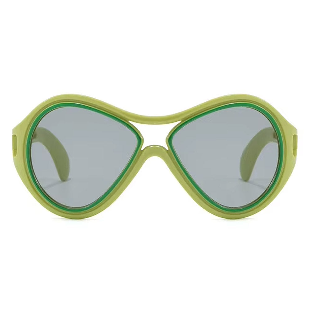 Not Your Doll Oval Sunglasses