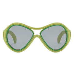 Not Your Doll Oval Sunglasses