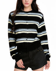 Drama Dealer Striped Cardigan