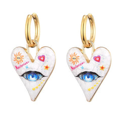 All-Seeing Heart Earrings