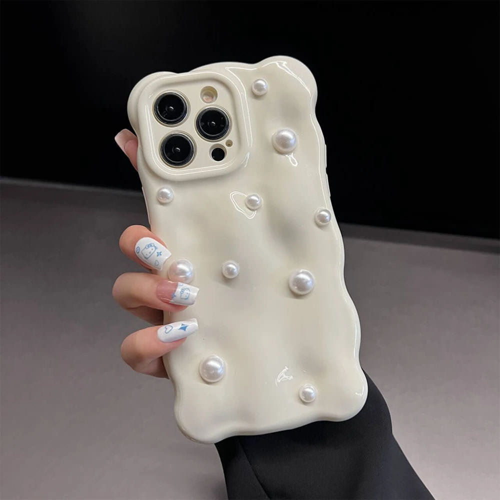 French Girl Pearl iPhone Case