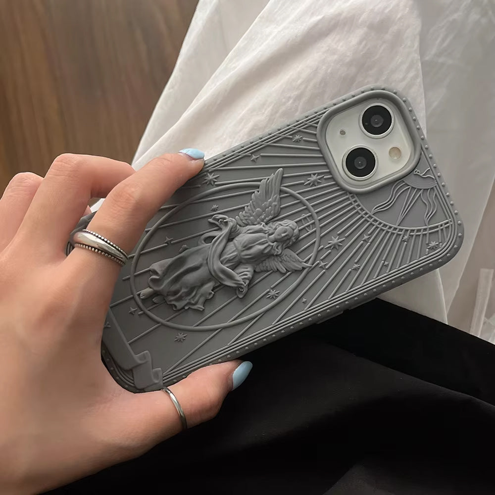 Angel Statue iPhone Case