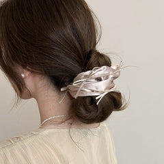 Balletcore Satin Scrunchie