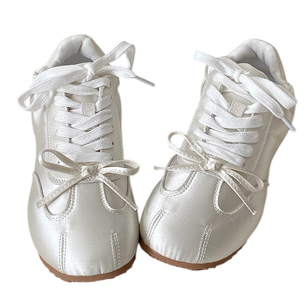 Balletcore Aesthetic Bow Sneakers