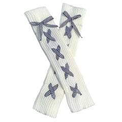 Balletcore Ribbon Leg Warmers