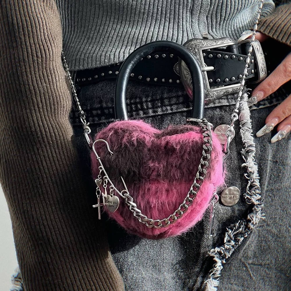 Emo Phase Heart-Shaped Bag
