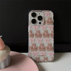 Bow Bear iPhone Case