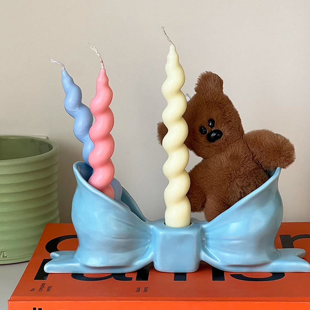Bow Candle Holder