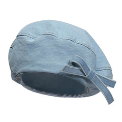 French Girl Denim Beret Hat