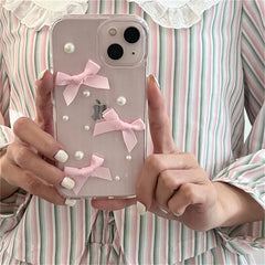 Bows Pearl iPhone Case