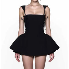 Gardens in Bloom Bow-Tie Mini Dress