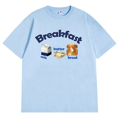 Breakfast Aesthetic Graphic T-Shirt