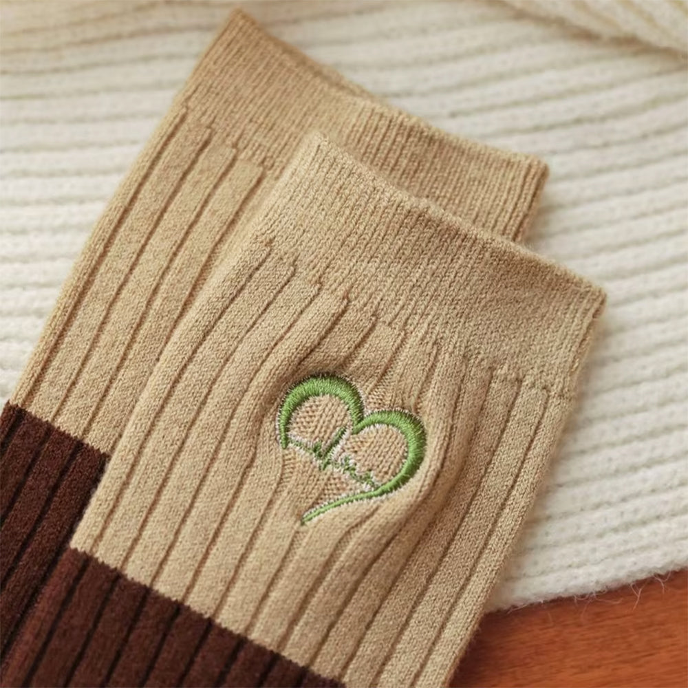 Cozy Brown 4 Pack Socks