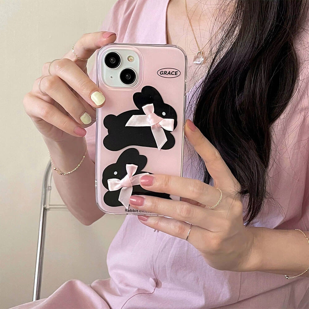 Bunny & Bows iPhone Case