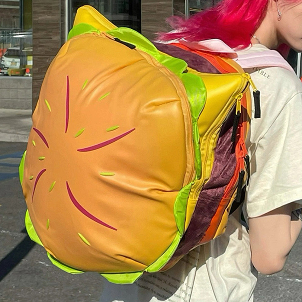 Burger Shaped Backpack