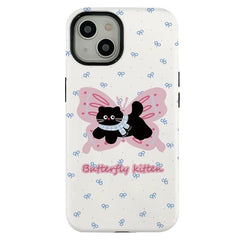 Butterfly Kitten iPhone Case