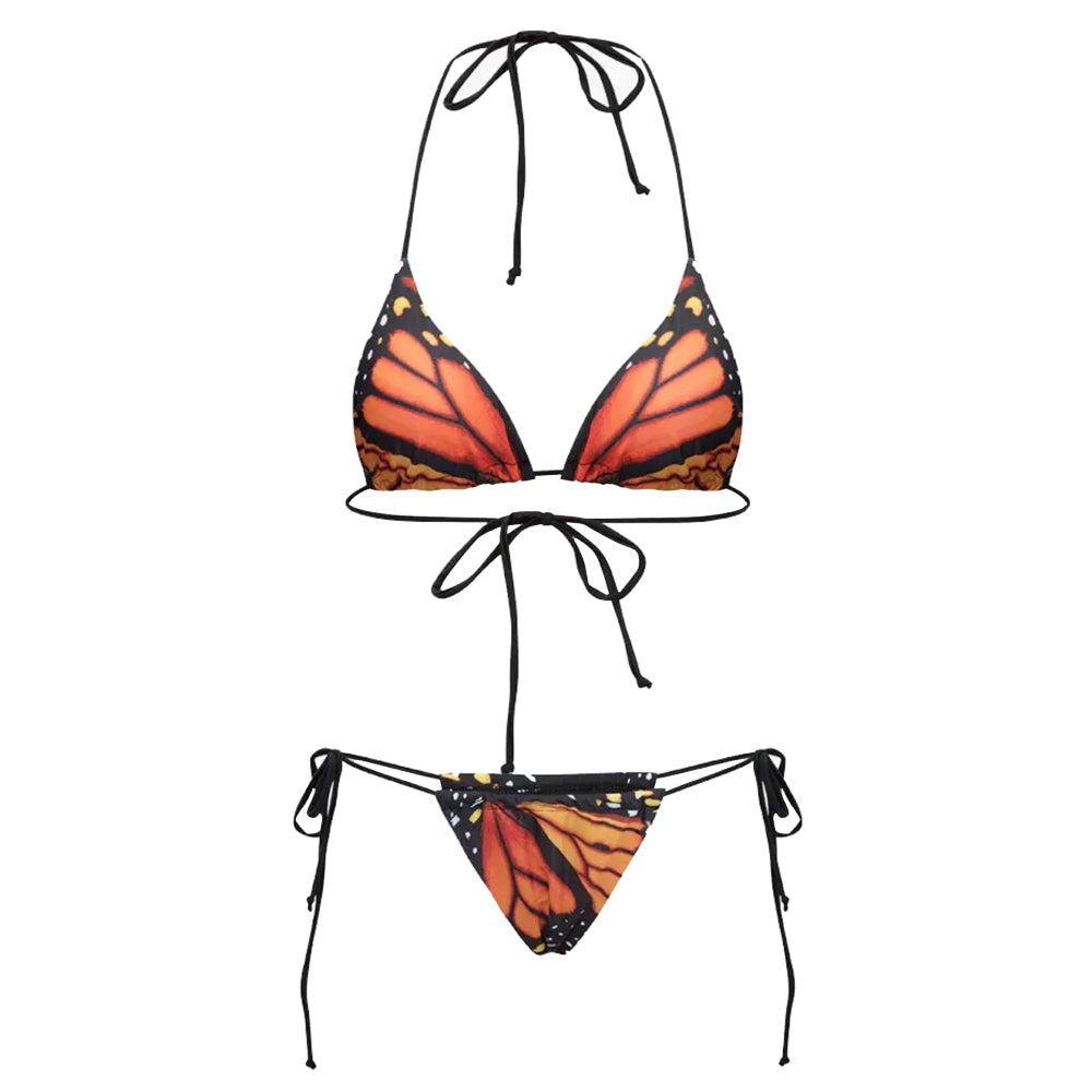 Butterfly Print Bikini Set