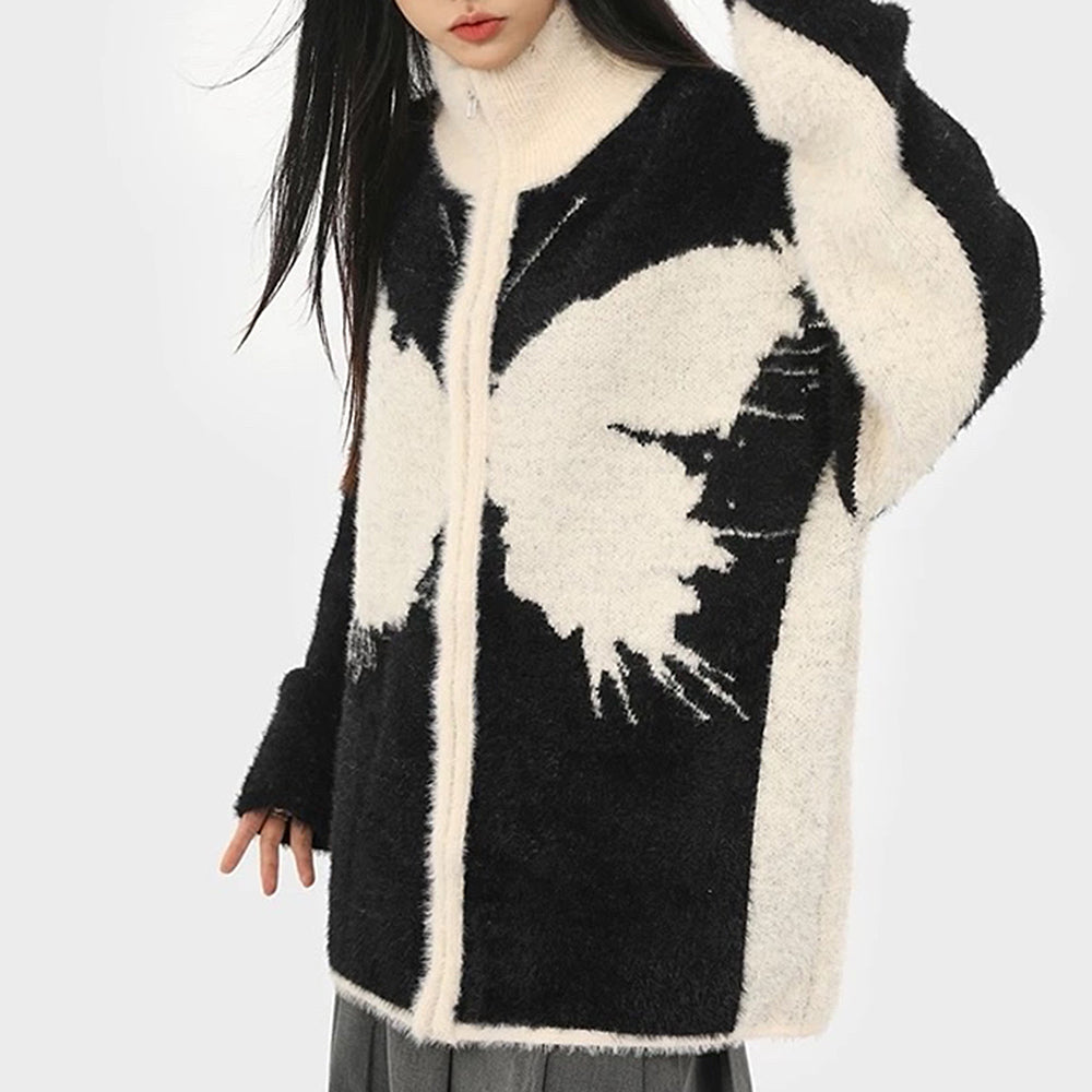 Butterfly Zip-Up Jacket