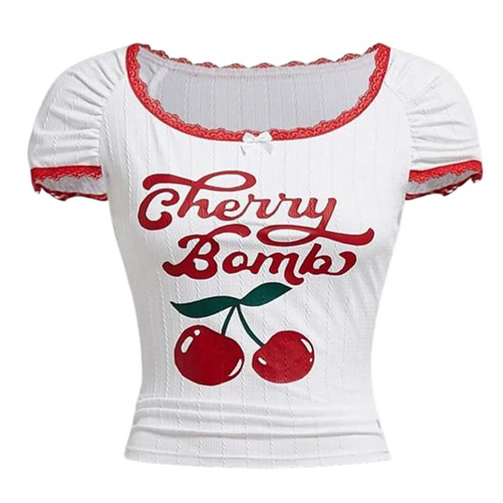 Cherry Bomb Crop Top