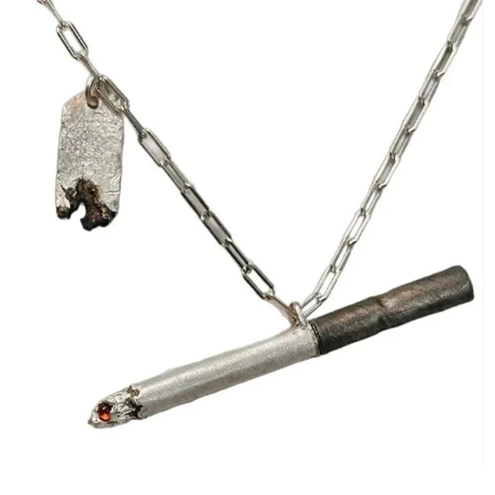 Cigarette Pendant Necklace