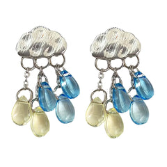 Cloud Rain Drop Earrings