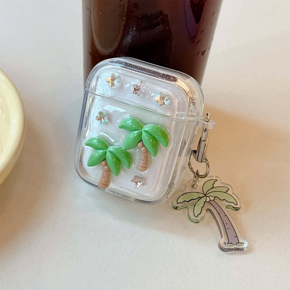 Coconut Girl Palm AirPods Case