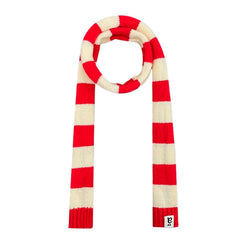 Colorblock 90s Style Knit Scarf